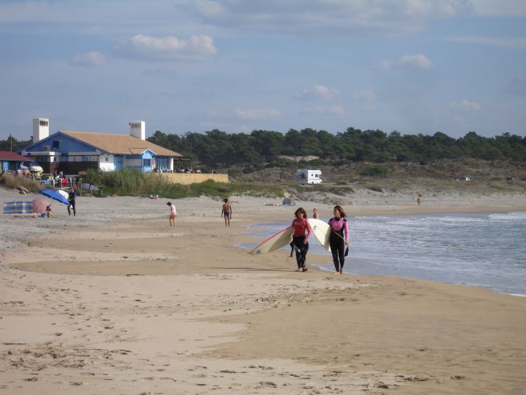 Surf on the Sao Torpes Beach Alentejo Portugal