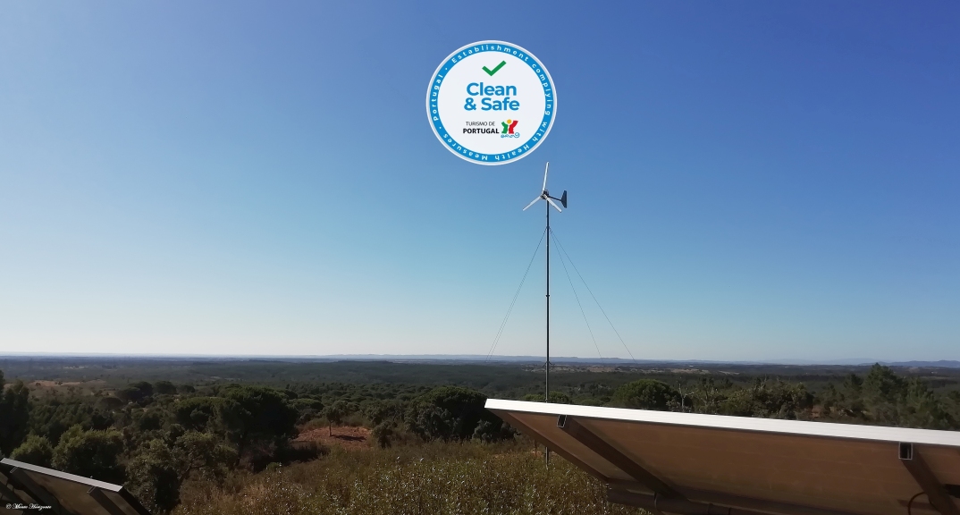 Solar- und Windenergie Urlaub Portugal Monte Horizonte in der Region Alentejo