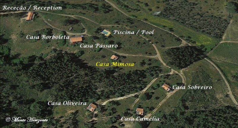 Monte Horizonte Holiday Portugal Casa Mimosa Location